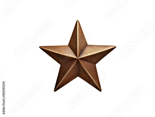 a star on a white background