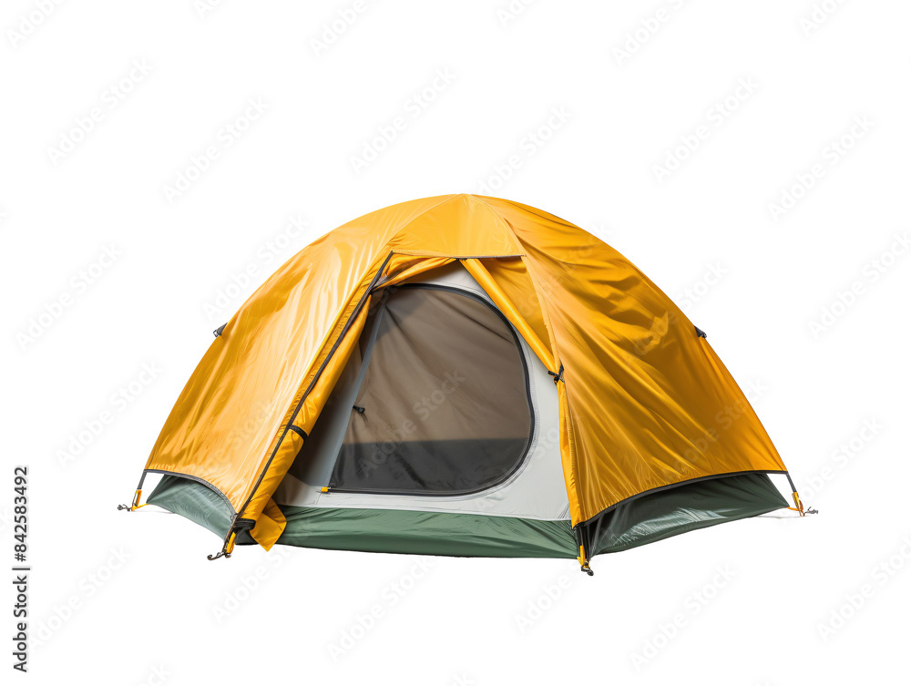 a yellow and green tent a yellow and green tent