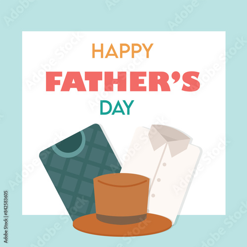Wallpaper Mural Happy Father's Day Greeting Card Design. Happy Father's Day typography design, hand drawn lettering. Happy fathers day with crown, mustache, hearts, and bow tie animation international Father's Day.  Torontodigital.ca
