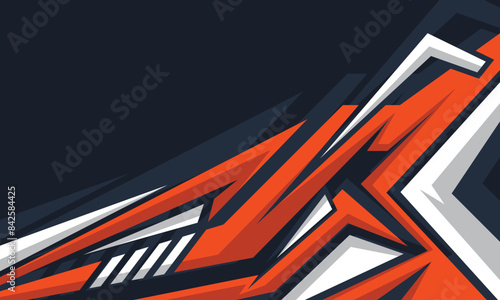 Abstract grunge background for jersey fabric, racing, car wrap decal, cycling, football, games, etc