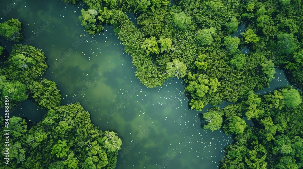 Earth covered in lush green foliage, symbolizing environmental consciousness and sustainability Earth covered in lush green foliage, symbolizing environmental consciousness and sustainability