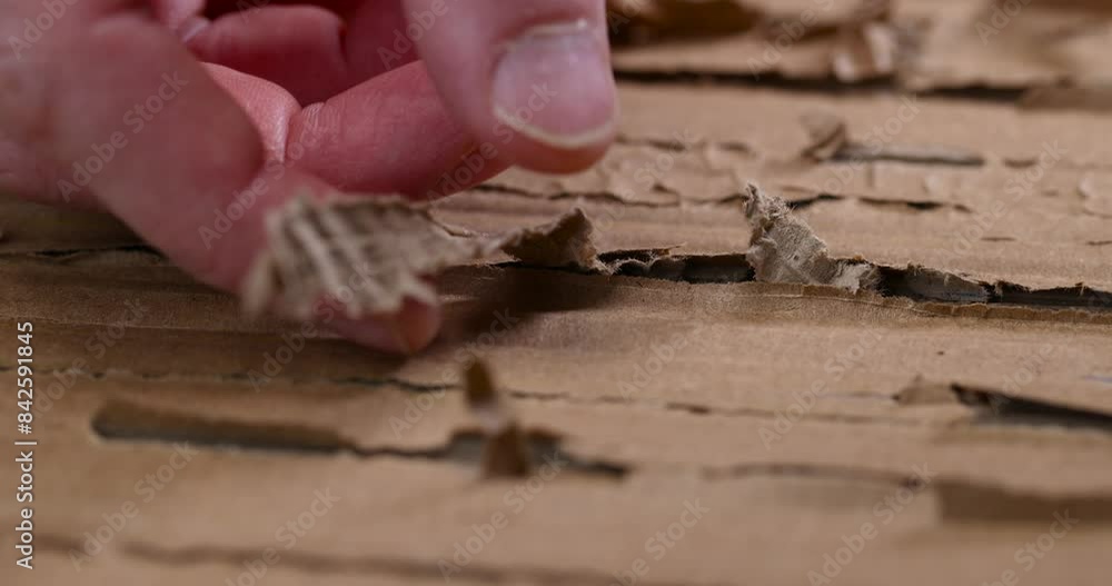old crumpled and damaged waste paper cardboard, damaged packaging cardboard close-up old crumpled and damaged waste paper cardboard, damaged packaging cardboard close-up