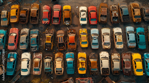 car graveyard photo