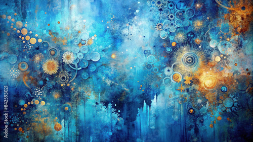 Multicolored Abstract Texture Background  with a Playful Vibe Describes color and mood..