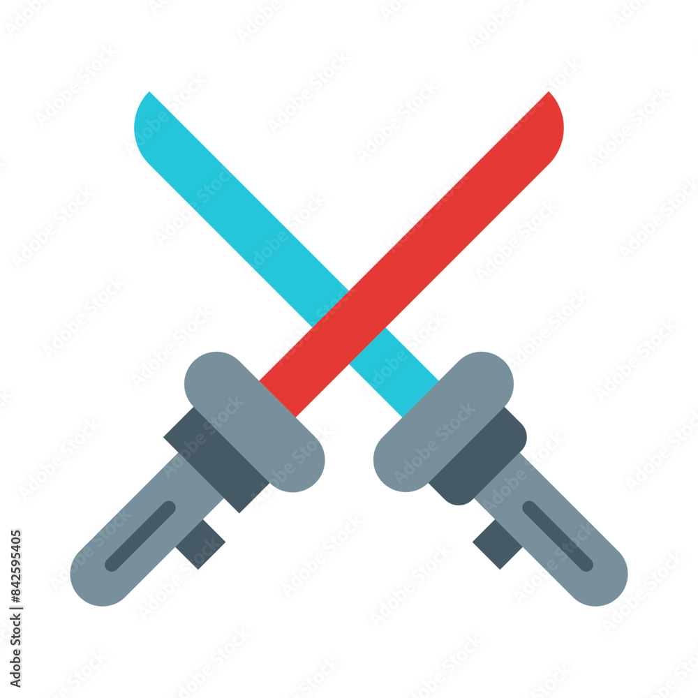 Laser Sword Flat Icon Laser Sword Flat Icon