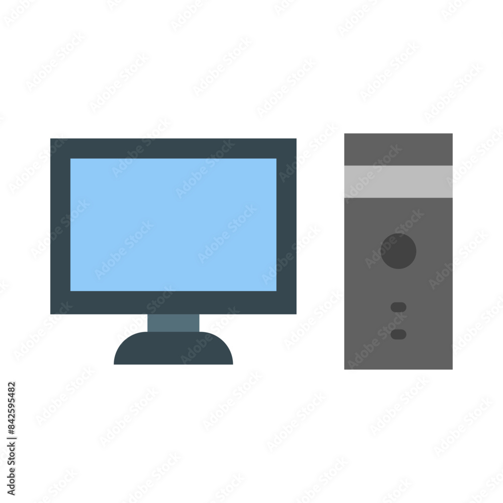 Computer Flat Icon Computer Flat Icon