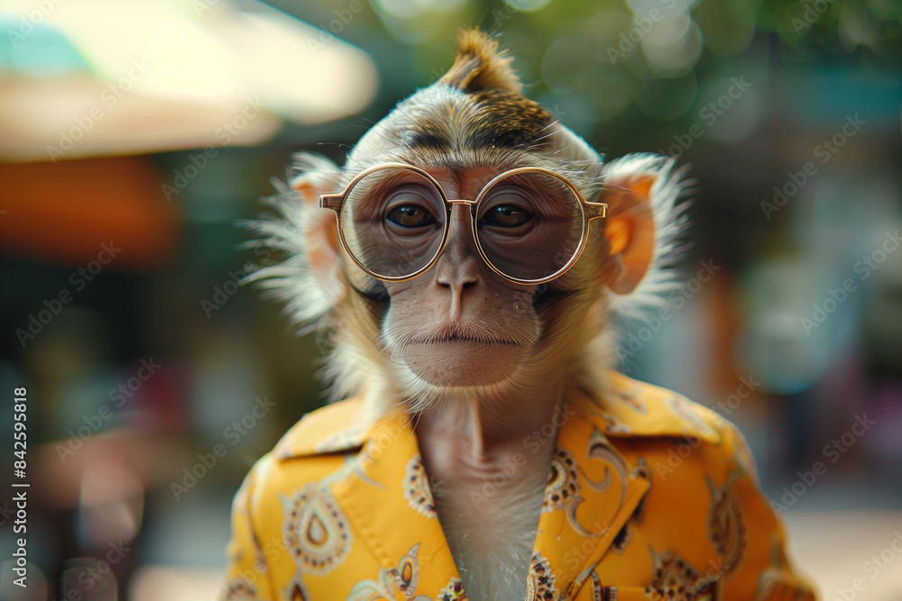 monkey with fashion style monkey with fashion style