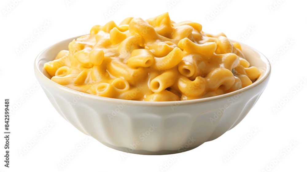 A bowl of creamy lobster mac and cheese. isolated on Transparent background. A bowl of creamy lobster mac and cheese. isolated on Transparent background.