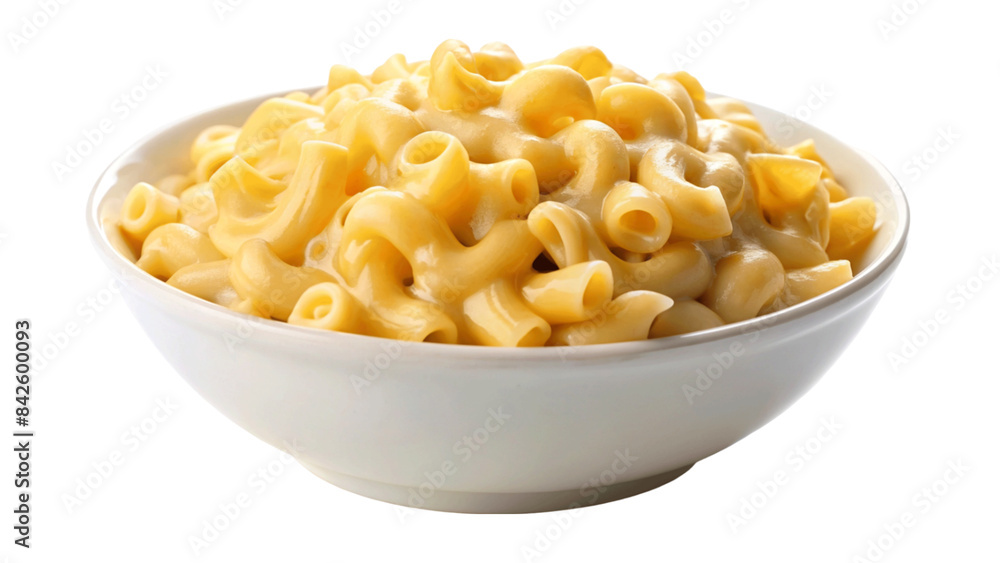 A bowl of creamy lobster mac and cheese. isolated on Transparent background. A bowl of creamy lobster mac and cheese. isolated on Transparent background.