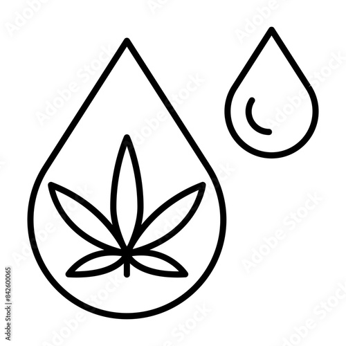 CBD oil icon