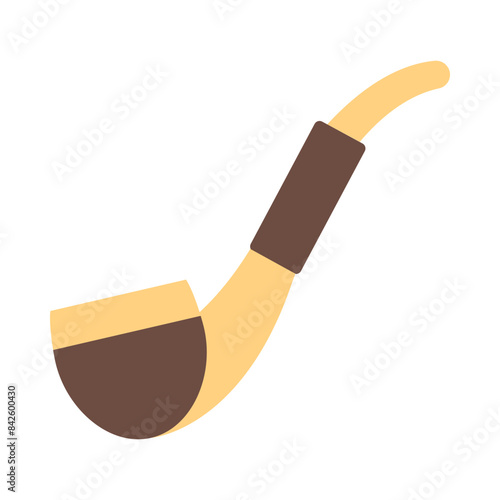 Electronic Pipe Flat Icon