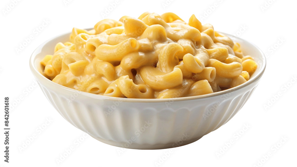 A bowl of creamy lobster mac and cheese. isolated on Transparent background. A bowl of creamy lobster mac and cheese. isolated on Transparent background.