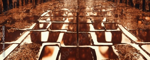 Wallpaper Mural there are many trays of chocolate sitting on a table Torontodigital.ca