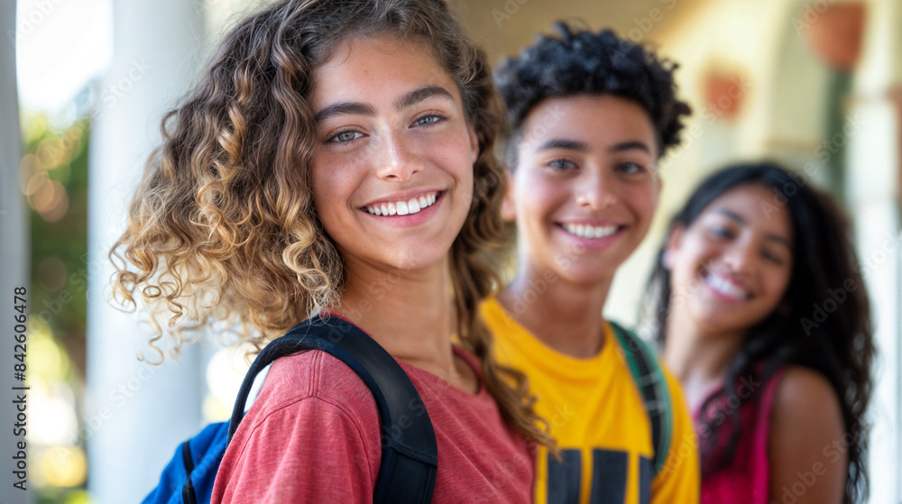 High school students in the USA; teenagers. High school students in the USA; teenagers.