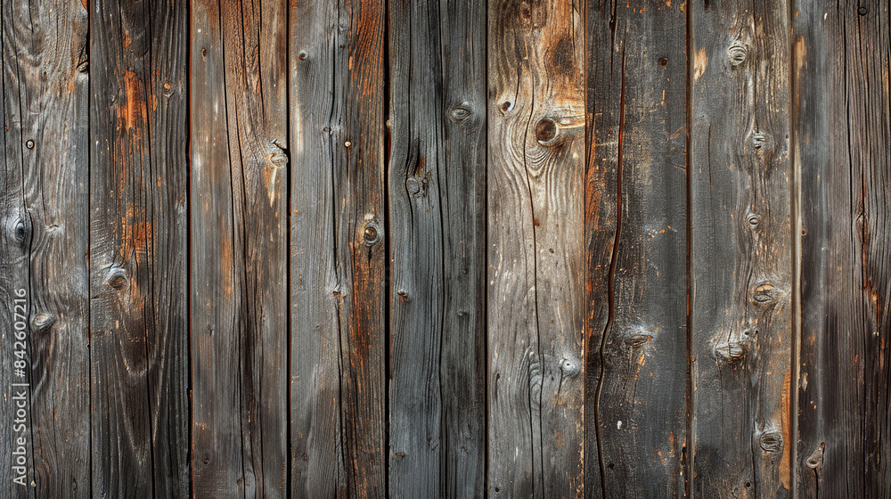Grunge wood panels, Close up view of weathered wooden panels with a rustic, grunge appearance Grunge wood panels, Close up view of weathered wooden panels with a rustic, grunge appearance