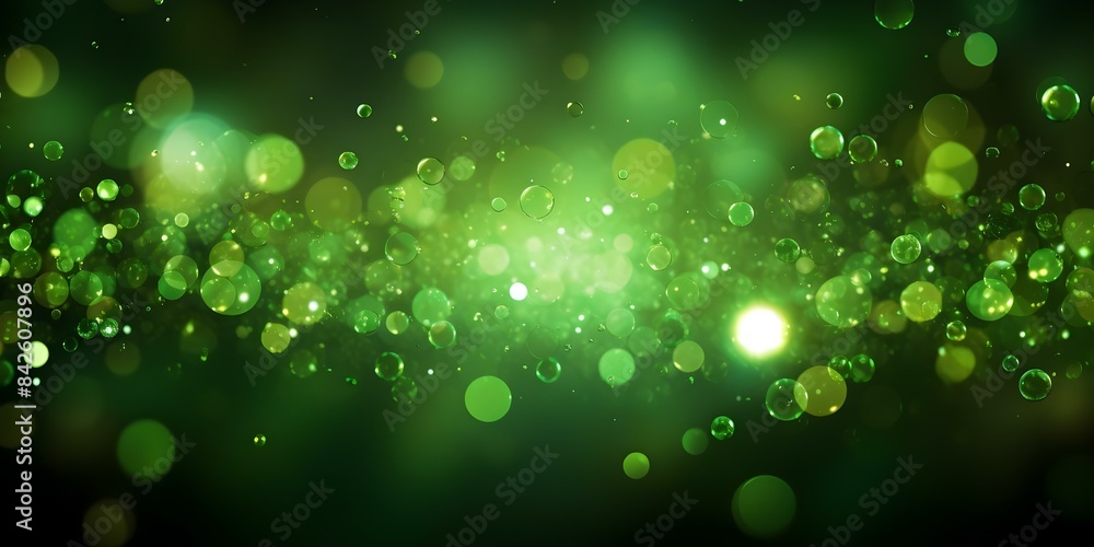 Blurry green light bokeh design in abstract artistic background setting. Concept Abstract Art, Green Light Bokeh, Blurry Design, Artistic Background, Visual Aesthetics Blurry green light bokeh design in abstract artistic background setting. Concept Abstract Art, Green Light Bokeh, Blurry Design, Artistic Background, Visual Aesthetics
