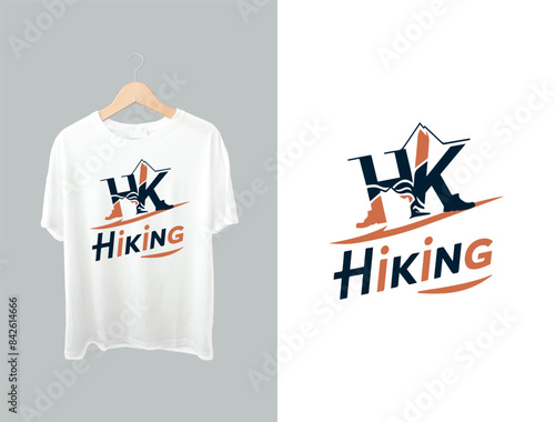 Hiking t-shirt  Design  Keep it simple and go hiking.Vector typography t shirt design for hiking lover T shirt Design,Vector