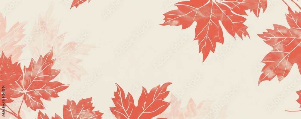 Elegant autumn leaves design for chic and tranquil wallpaper or background Elegant autumn leaves design for chic and tranquil wallpaper or background
