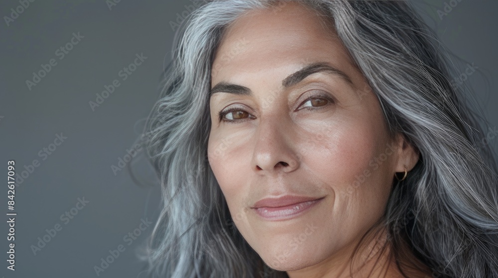 Fototapeta premium Silver Threads, A Portrait of Grace