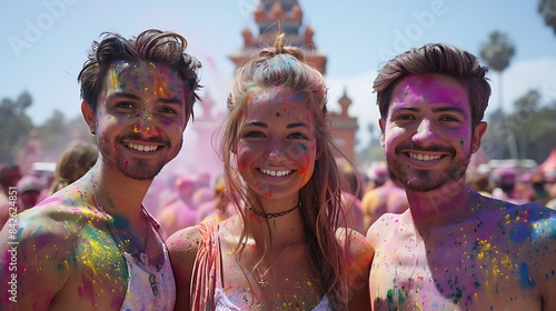 Holi festival of love unity bringing people together from all walks of life