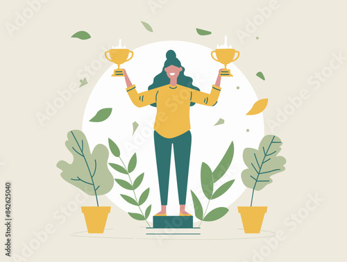 Award-Winning Product: Flat Style, Animated, and Text-Based Design