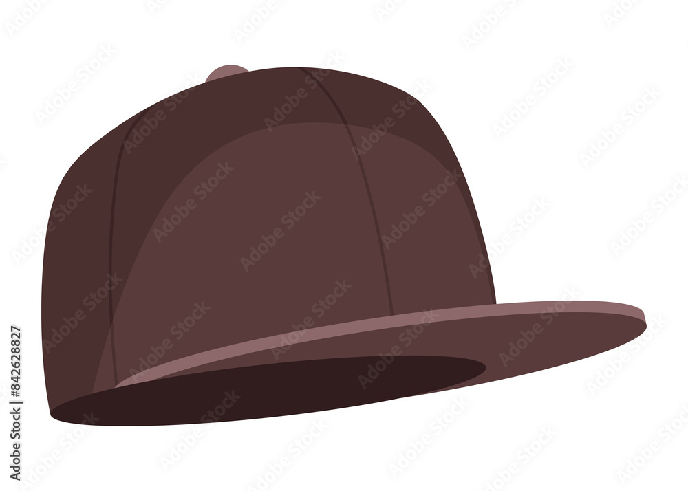 Cartoon hat icon. Male headwear cap. Summer men vintage fashion hat . Illustration male accessory Cartoon hat icon. Male headwear cap. Summer men vintage fashion hat . Illustration male accessory