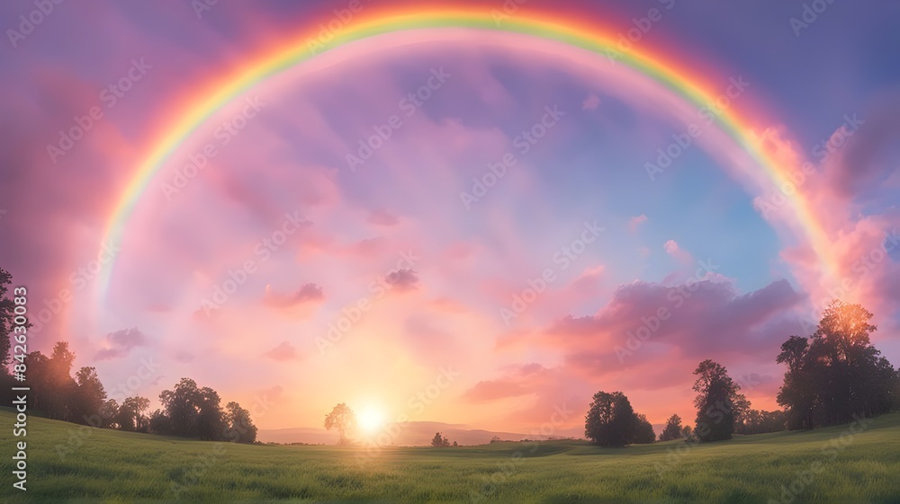 ethereal-sunset-sky-with-circular-rainbow-halo-aesthetic-natural-phenomenon-for-calm-backgrounds ethereal-sunset-sky-with-circular-rainbow-halo-aesthetic-natural-phenomenon-for-calm-backgrounds