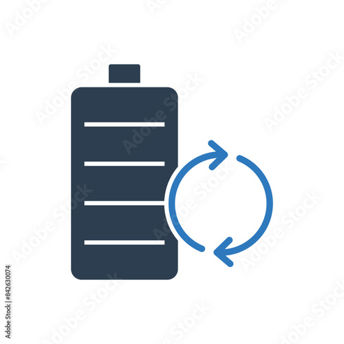 Sustainable Battery Icon
