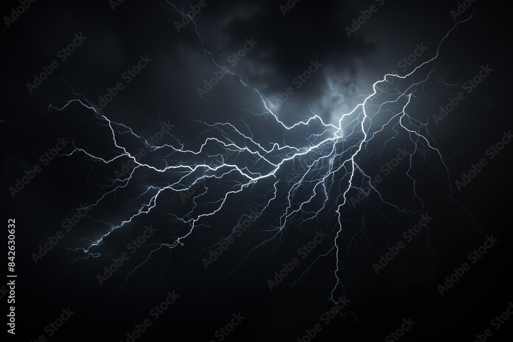 Illustration of natural phenomena, large lightning in the dark sky. It is an unusual picture for collages. Illustration of natural phenomena, large lightning in the dark sky. It is an unusual picture for collages.