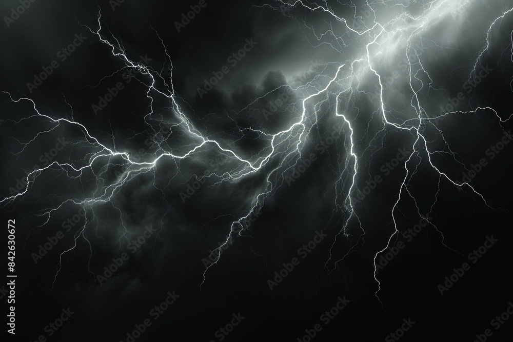 Illustration of natural phenomena, large lightning in the dark sky. It is an unusual picture for collages. Illustration of natural phenomena, large lightning in the dark sky. It is an unusual picture for collages.