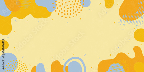 Background with abstract shapes. Modern minimalism trendy pattern background. Vector background.