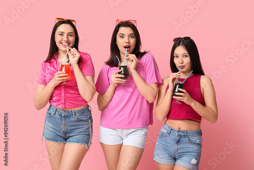 Beautiful young women with ...
