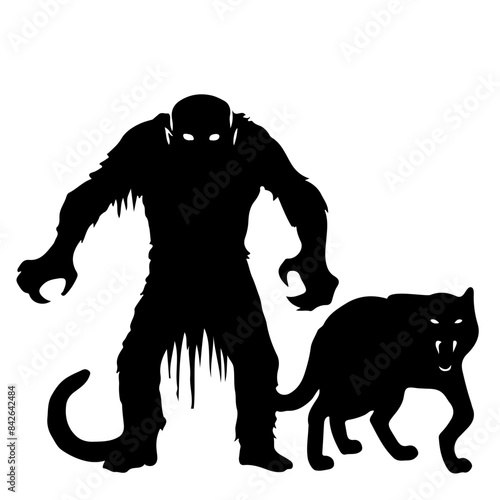 Sinister Halloween Horror Silhouette