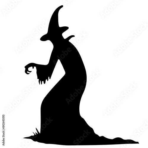 Halloween Witch Silhouette 