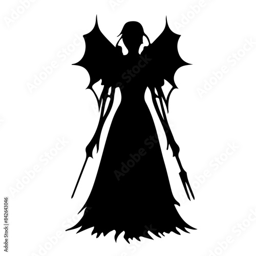 Halloween Witch Silhouette 