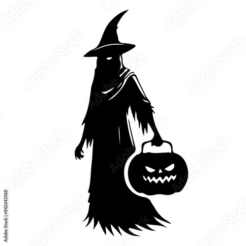 Halloween Witch Silhouette 