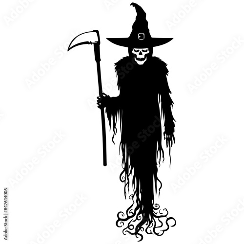 Sinister Halloween Horror Silhouette