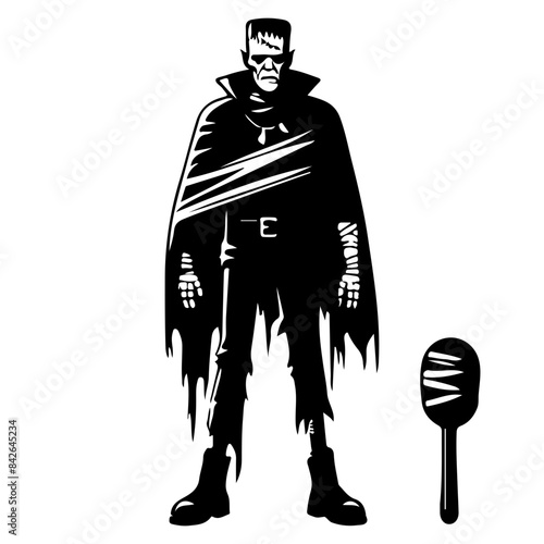 Sinister Halloween Horror Silhouette