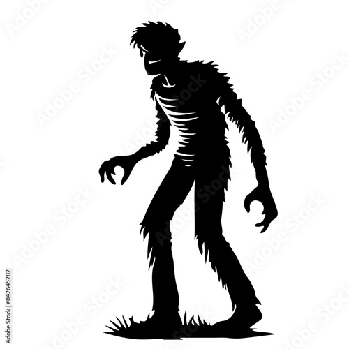 Sinister Halloween Horror Silhouette