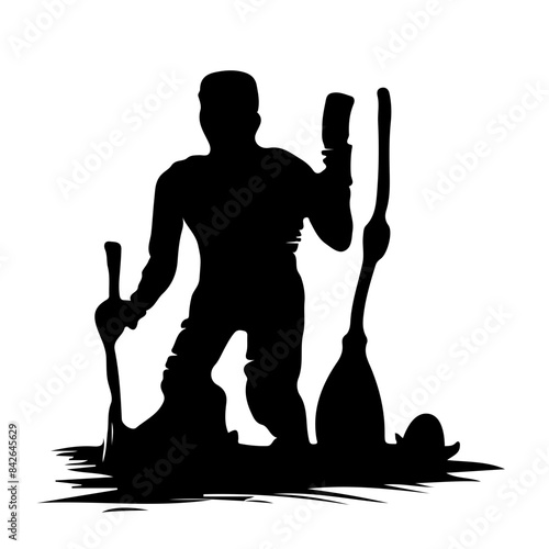 Sinister Halloween Horror Silhouette