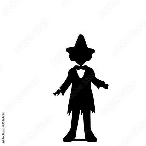 Sinister Halloween Horror Silhouette