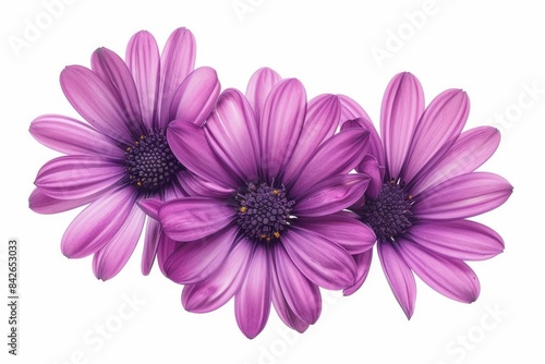 Osteospermum  African Daisy  photo on white isolated background