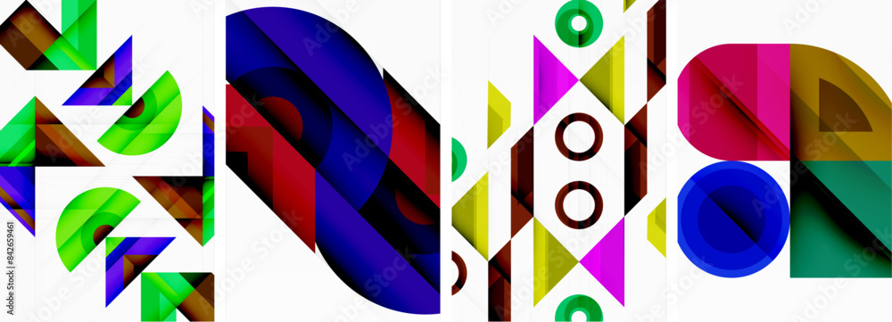 Triangle wallpaper or poster background design Triangle wallpaper or poster background design