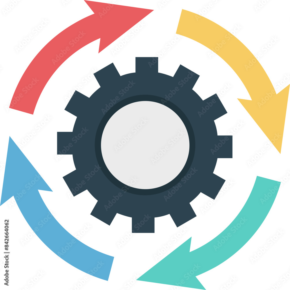Configure vector icon in flat style Configure vector icon in flat style