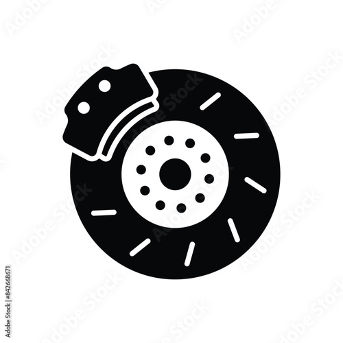 disk brake icon vector design template simple and clean