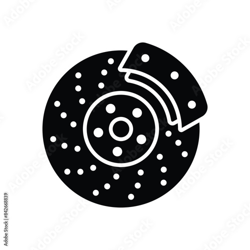 disk brake icon vector design template simple and clean