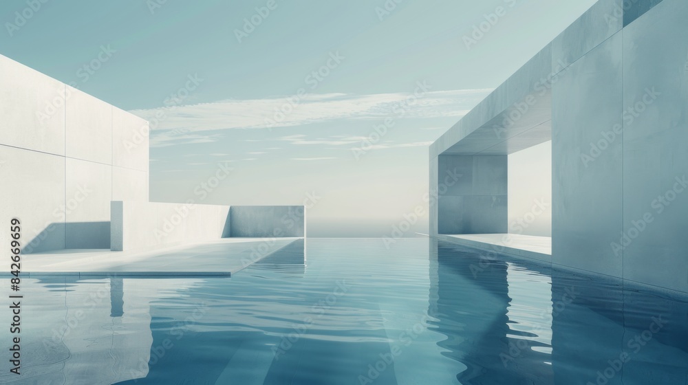 Minimalistic Abstract Architecture Desktop Wallpaper, Geometric Shapes, Monochromatic color, Modern Simplicity, landscape design, banner design, brochure, pattern design, web, wallpaper, background te Minimalistic Abstract Architecture Desktop Wallpaper, Geometric Shapes, Monochromatic color, Modern Simplicity, landscape design, banner design, brochure, pattern design, web, wallpaper, background te