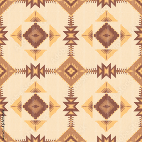 Fabric pattern native american design geometric pattern navajo , boho , american indian
style pattern seamless vector for fabric patterns, curtains or home decorations.