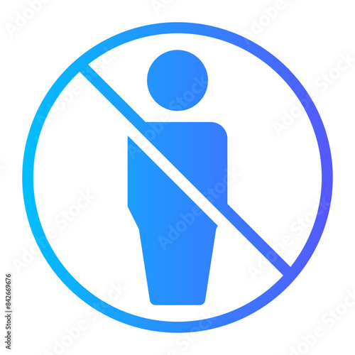 ban gradient icon