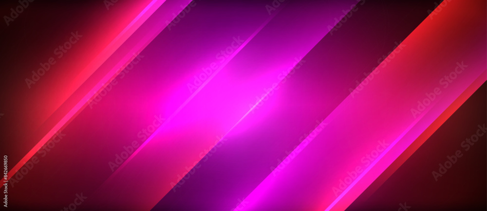 Neon dynamic diagonal light rays background. Techno digital geometric concept design for wallpaper, banner, presentation, background Neon dynamic diagonal light rays background. Techno digital geometric concept design for wallpaper, banner, presentation, background